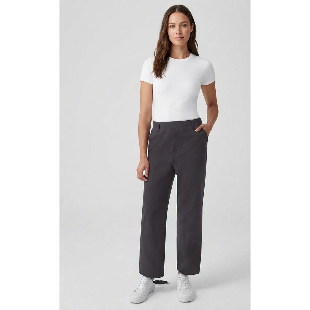 32 Degrees Cool Womens Gray Pull On Stretch Pants Straight Leg Size Large NEW